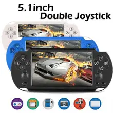 X9-S 5,1 дюймов HD экран двойной джойстик портативный игровой плеер ТВ выход MP3 фильм камера мультимедиа видео ретро мини игровая консоль