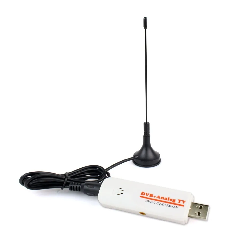 Россия портативный DVB-T2 DVB-T DVB-C+ Аналоговое ТВ+ FM USB флешка USB тюнер FTA цифровой MPEG-4 H.264 ноутбук ПК HD ТВ антенна УВЧ УКВ