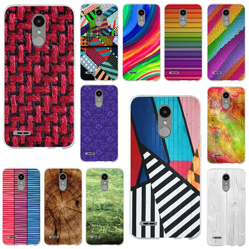 Soft TPU Phone Case for LG K4 K7 K8 K10 2017 G2 G3 Mini G4 Spirit G5 G6 V10 V20 V30 Nexus 5X Bag Graffiti Art Stripes Colorful |