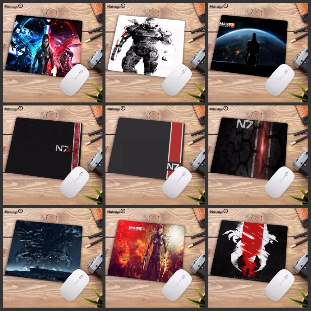 

Mairuige 220*180*2MM High Speed Mass Effect N7 Game Logo Mouse Pad Vintage Stylish Computer Mice Mat Gaming Rectangle Mousepad