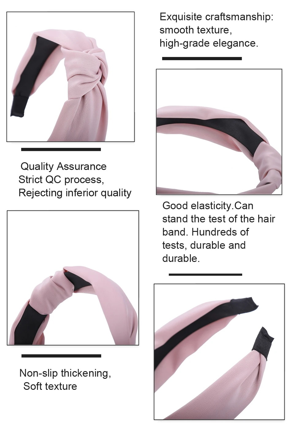LEVAO, новая чалма, твердые повязки для волос, широкие винтажные аксессуары для волос, скрученная завязанная голова, обруч для волос для женщин