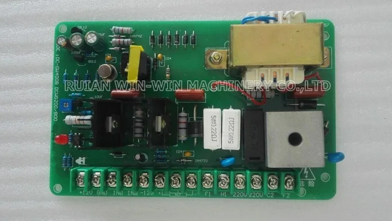 DC GW400B DCWG200/800 Панель управления скоростью|Терминалы| |