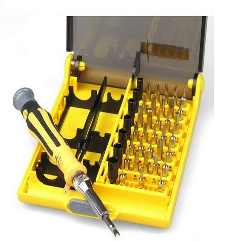 45 in 1 Multi Bit Tools Repair Screw Driver Screwdrivers Kit Set for