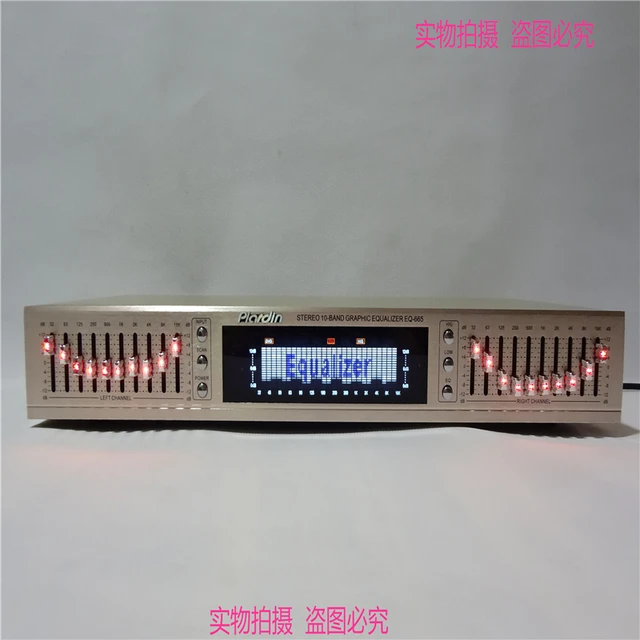 DDARKHORSE EQ665 Egaliseur HiFi Home 10 Bandes Stéréo Avec