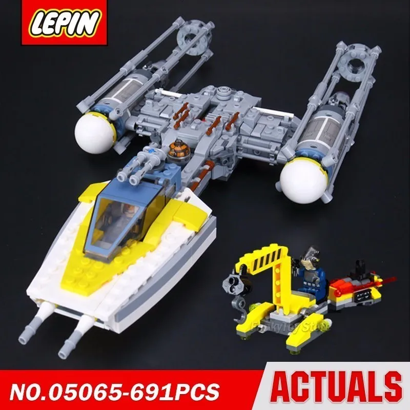 

Lepin 05065 Y Set Wing Fighter 75172 Star Series Wars Model Building Block Brick Kits Assembling Gift Toys
