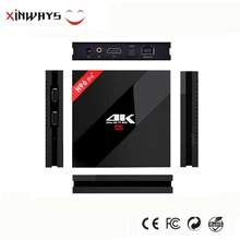 Xinway h96 pro + octa core Android 7.1 2.4/5.8 GHz Wifi HD2.0 4 k 2160 p de soporte HDR 100/1000 M BT4.0 KODI 17.3 android smart tv box