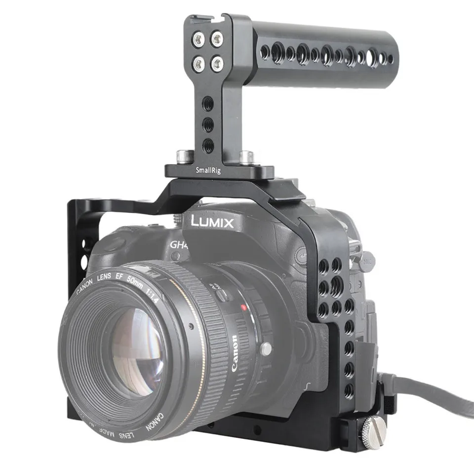 SmallRig для Panasonic Lumix DMC-GH4/GH3 камера клетка комплект с верхней ручкой и HDMI зажим-1980