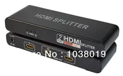 Ibay-hs102, Бесплатная доставка, завод обеспечивает, HDMI Splitter, 2 порта hdmi splitter-HDMI, 1 порт ввода-вывода 2 порта