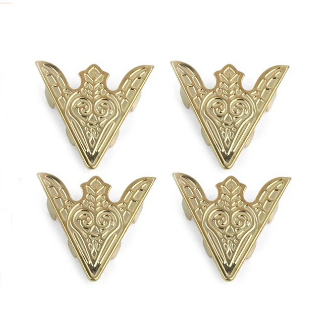 Fashion 2 Pairs Women Girls Shirt Collar Clips Wing Shape Tips Brooch Pins