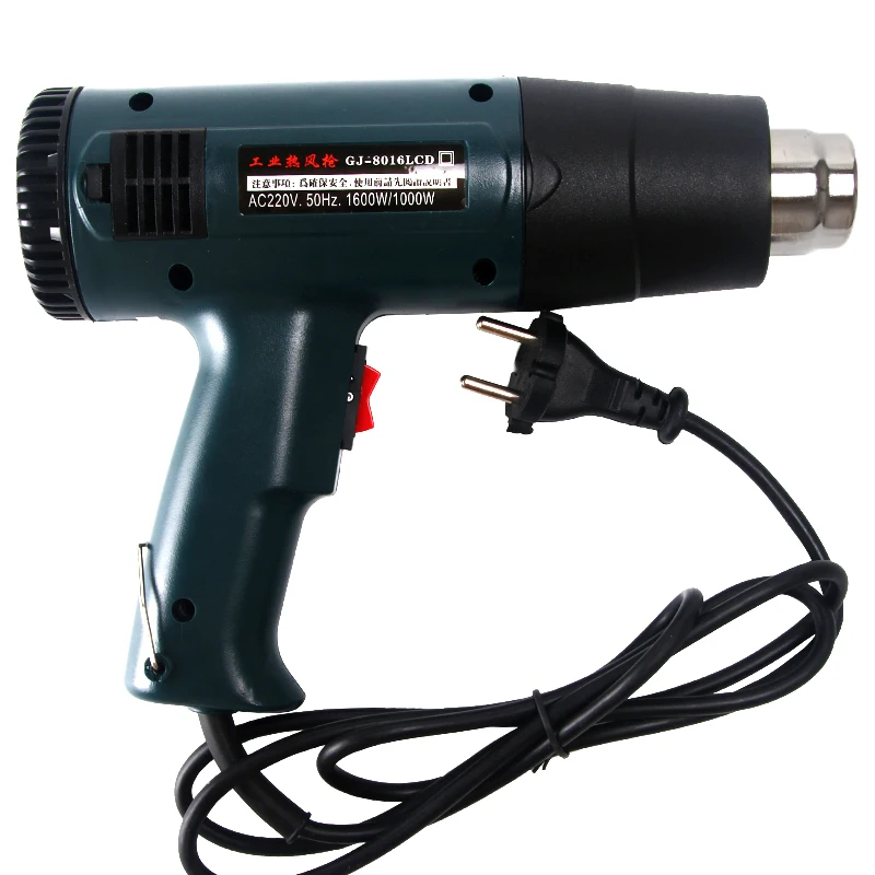 Heat gun 220v  1600W Temperature Adjustable Hot air gun heat gun hot air desoldering gun handle  Heat gun                        (14)