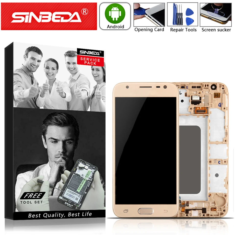 5 0 For Samsung Galaxy J3 17 J330 Lcd Display Touch Screen Digitizer With Frame For Samsung J3 Pro J330f Lcd Display J330 Lcd Aliexpress