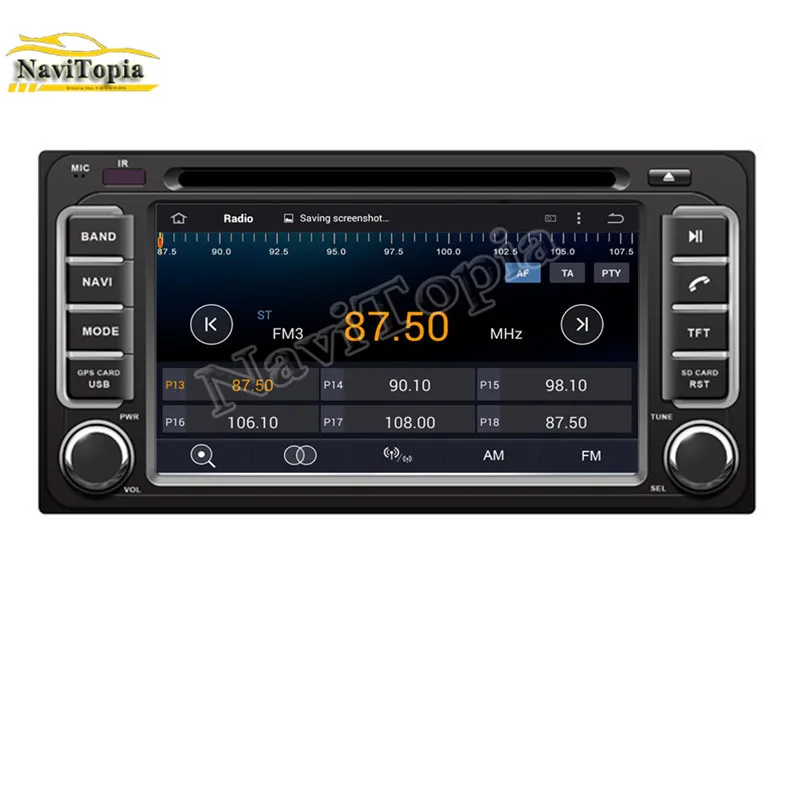 Discount NAVITOPIA 6.2 Inch 4G RAM 32G ROM Octa Core Android 9.0 Car DVD GPS for Toyota Vios for Toyota Tundra for Toyota Highlander 5