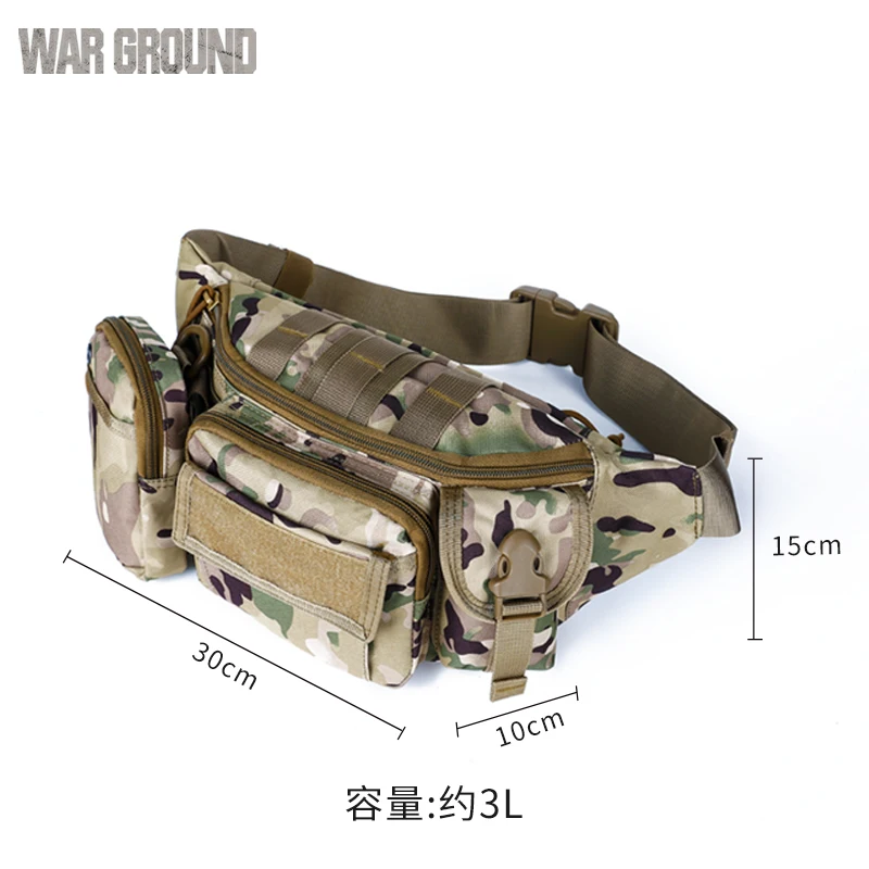 Молл Военная Сумка тактический карман водонепроницаемая сумка для рыбалки армейский ремень сумка камуфляжная охотничья сумка