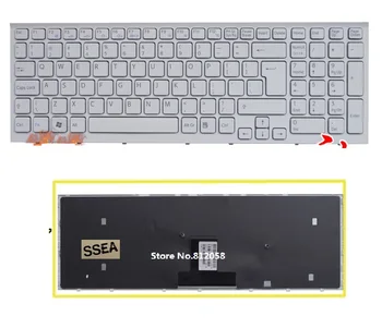 

SSEA New Laptop US Keyboard for SONY VPC EB EB100C EB18EC EB200EC EB1S1 white Keyboard free shipping