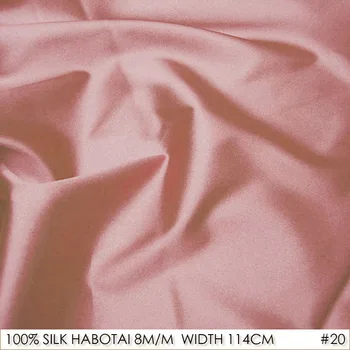 

CISULI SILK HABOTAI 114cm width 8 mommes/100% Mulberry Silk Doll Cloth Batik Painting Fabric No.20 Pale Pink