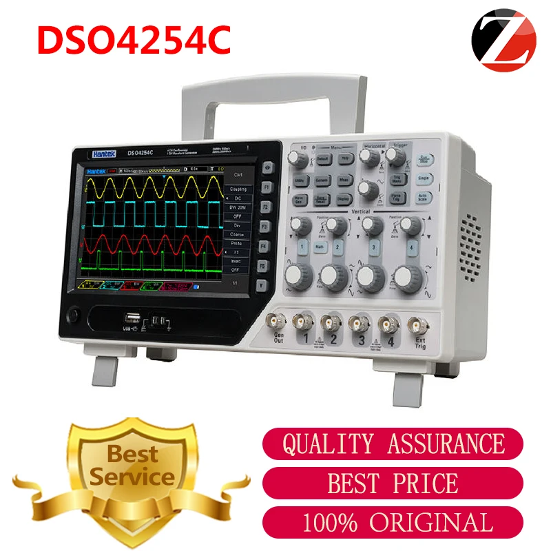 2018 Новый Hantek DSO4254C 4CH 1GS/s частота образца 250 МГц полоса пропускания цифровой