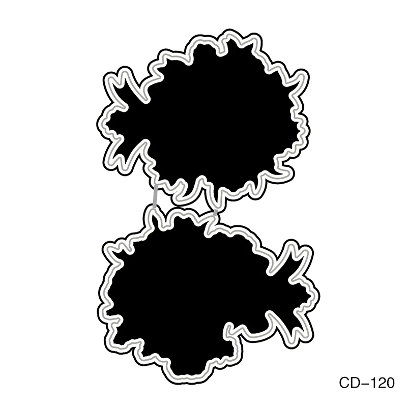 ZhuoAng красивые цветы/Букет резка умирает ясно штампы для DIY Скрапбукинг/карты решений декоративный силикон штамп ремесла - Цвет: dies  CD-120