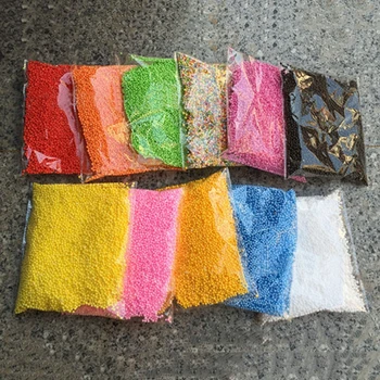 

XCONNYX Fashion Decorative Ranbow Assorted Color Polystyrene Styrofoam Filler Foam Mini Beads Balls DIY Decoration