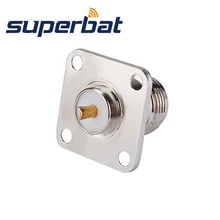 Superbat 10 шт. РЧ Разъем N 4 отверстия панель крепление Джек женский с припоя чашки