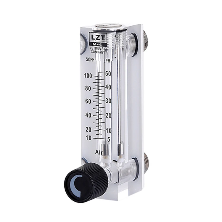 LZT 6T Panel Liquid Flowmeter Flow Meter Rotameter 2 20 4 40 6 60 10 100LPH 10 70GPH 16 160 25 250 100 500 100 1000มิลลิลิตร/นาที|Flow Meters| - AliExpress