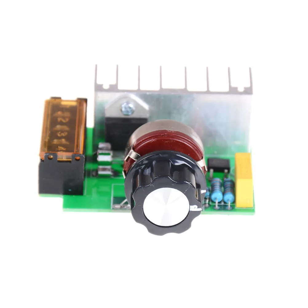 Регулятор напряжения регулятор скорости AC 220V 4000W Диммер SCR|Регуляторы