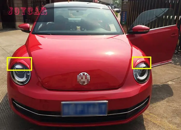 Для VW BEETLE фары Брови Веки накладка наклейка автомобильные аксессуары|Наклейки на