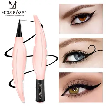

Miss rose black eyeliner pencil waterproof long lasting leaf shape designed smooth eye liner tattoo pen MS194