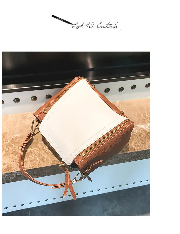HOCODO, Женская мини-сумка в форме ведра, маленькая из искусственной кожи, сумки-мессенджеры, дизайнерские сумки через плечо, модная сумка на плечо в консервативном стиле