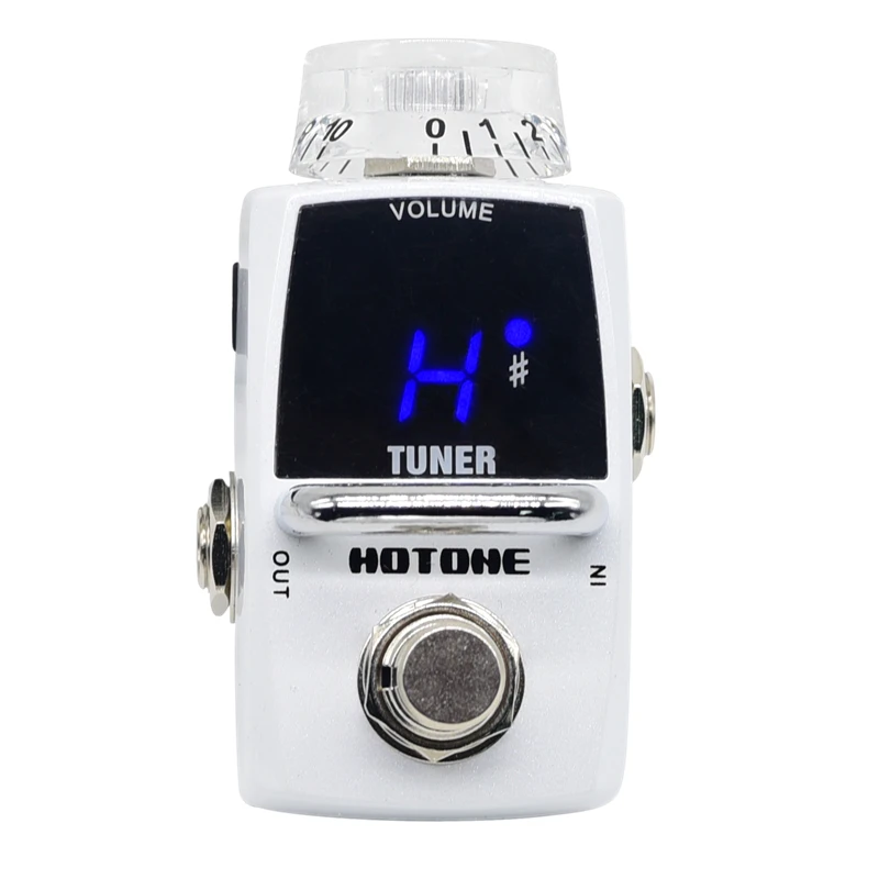 Hotone Smart Tiny Tuner LED Tuning Display True Bypass Guitar Pedal Tuner STU-1