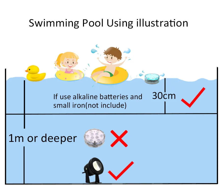 underwater pool light