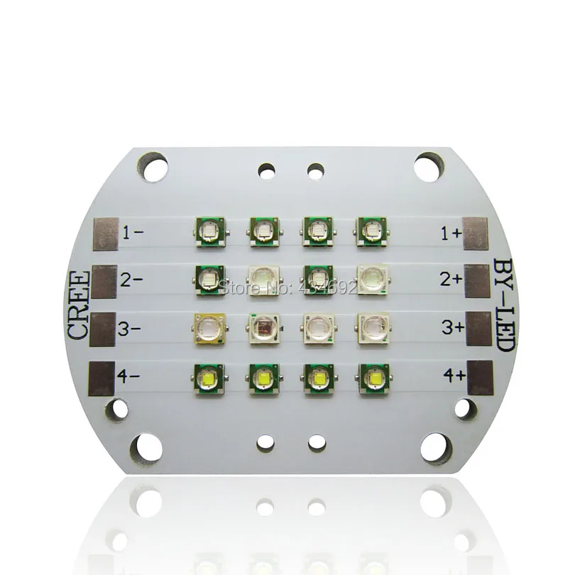 

4 Channel CREE XPE XP-E + EPILEDS DIY Led Lamp Light Cyan 495NM UV Violet Purple 420NM 390NM 660NM White 10000K 6000K
