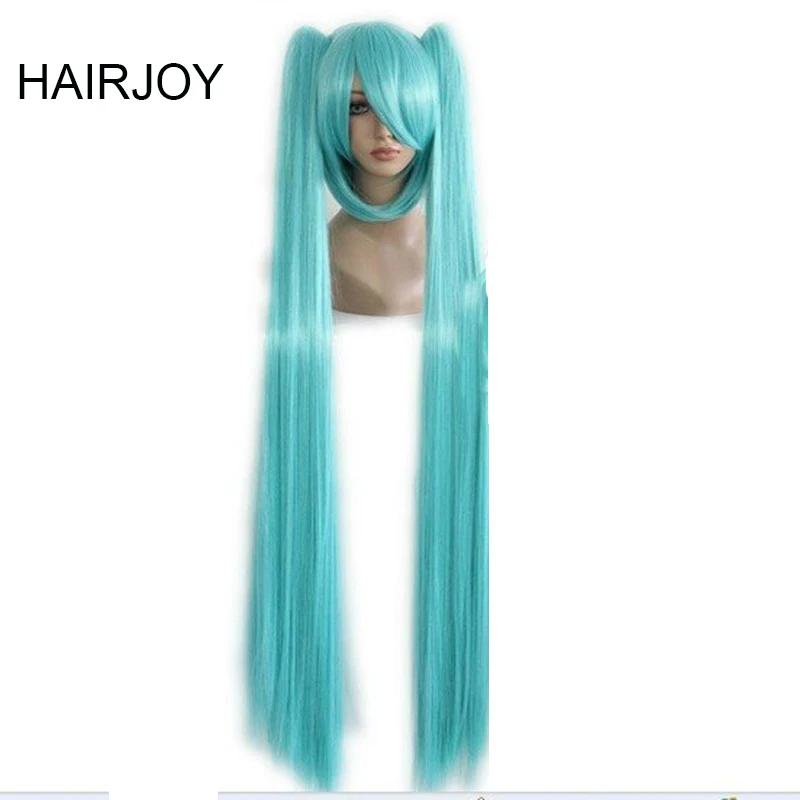 HAIRJOY Мику волос Косплэй парик синтетические парики для вечеринок с 2 Клип на
