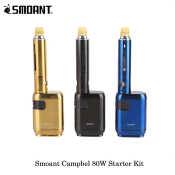 

electronic cigarettes 80W Smoant Campbel Box Mod With Campbel Tank NI80 OCC 2ML/3ML Powered By One 18650 Battery Vape Vaporizer
