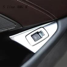 Car styling Trunk Interruttore Bottoni Decorazione Adesivi Copertura Per BMW 5 serie G30 G38 2018 2019 Assetto accessori Auto per Interni CON GUIDA A SINISTRA