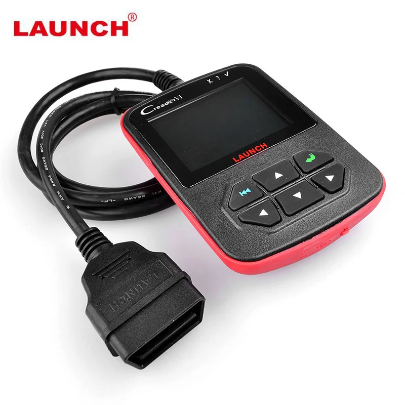 Большая скидка launch Creader VI Creader 6 OBDII многоязычный считыватель кодов Универсальный launch сканер цветной lcd сканер кода неисправностей