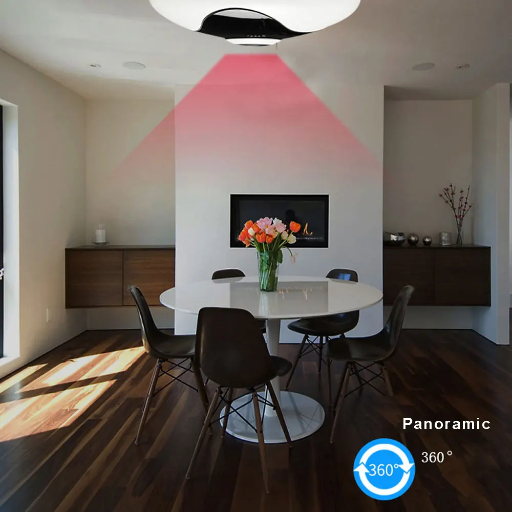 YuBeter 960p беспроводная камера лампа 360 Wifi IP панорамная CCTV Домашняя безопасность