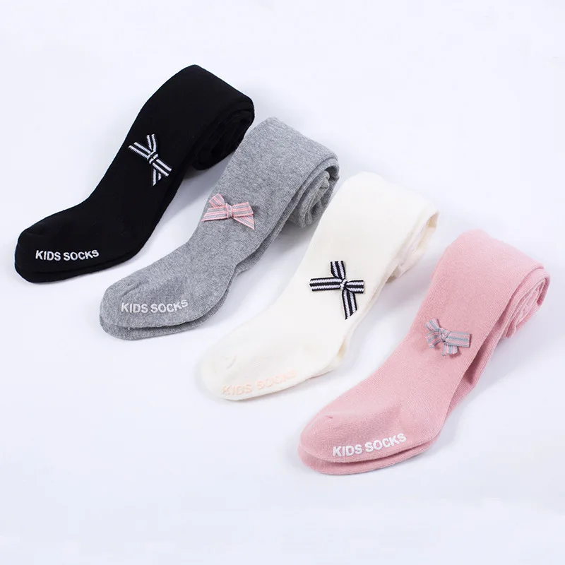 

High Quality Socks For 0-4 Girls Bow Socks Children For Girl Baby Socks Baby Leg Warmers Korean Type Soft Princess Long Socks