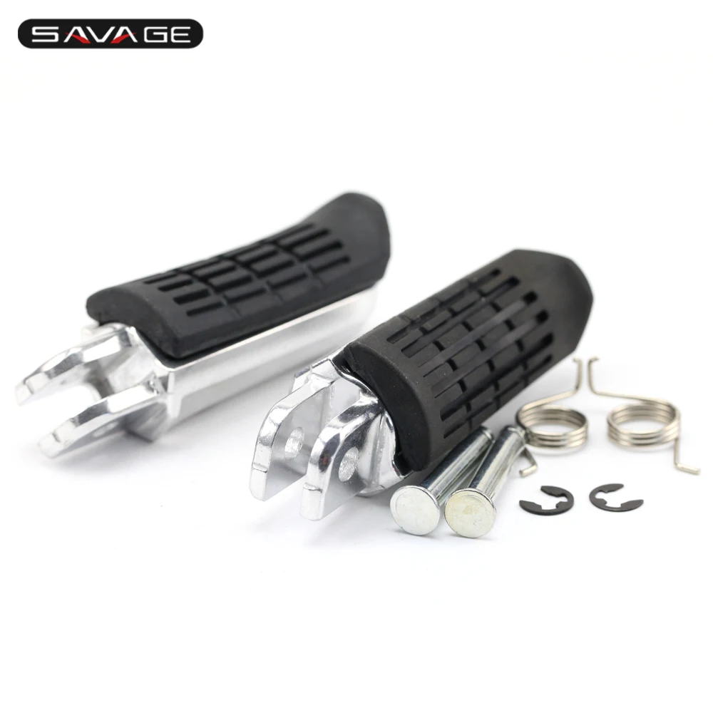 

For HONDA VFR800F VTR1000F VFR1200F CBR1100XX MSX125 GROM SF Rider Front Foot Pegs Adapters Motorcycle Accessories