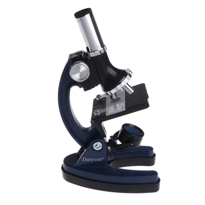 Детский Биологический микроскоп набор обучающая игрушка 100x 600x 1200x
