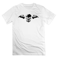 100% Cotton Short Sleeve O-Neck Tops Tee Men’s Avenged Sevenfold Avenged Sevenfold Cotton Short Sleeve T Shirts