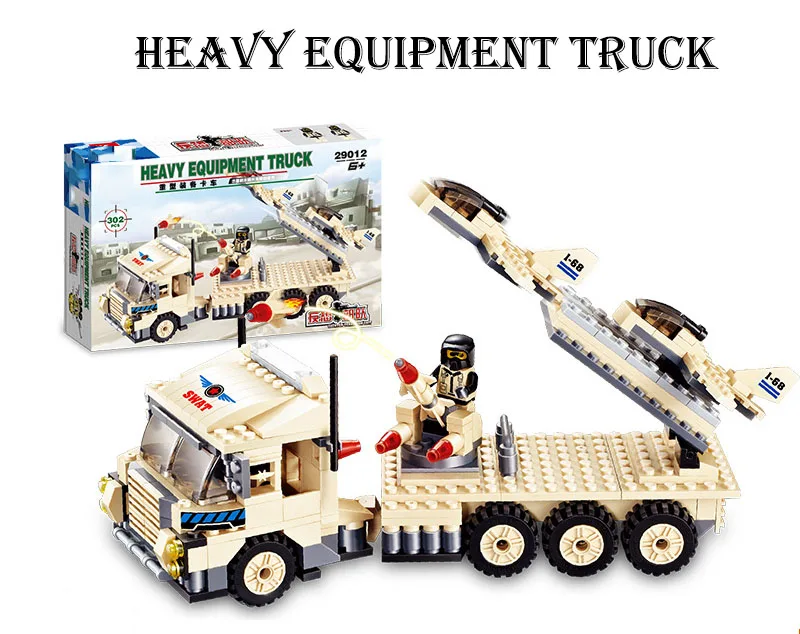 Heavy equipment truck
