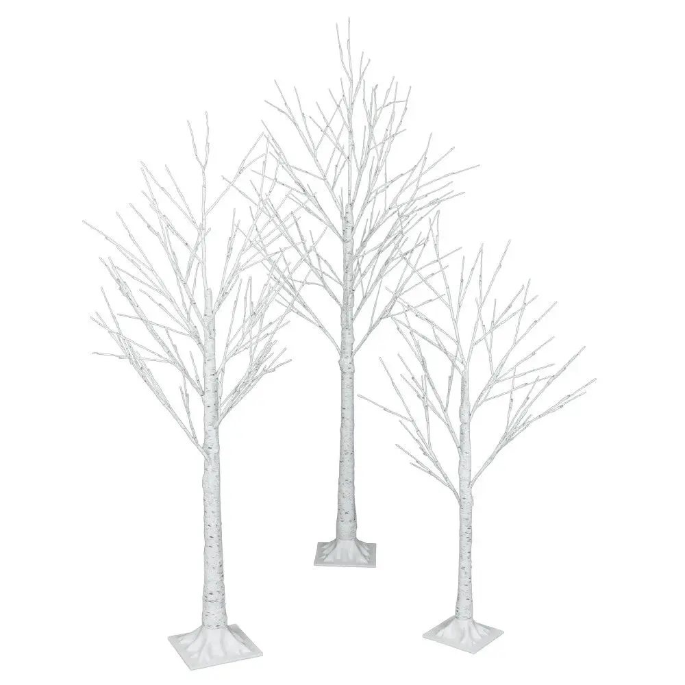 4ft 5ft 6ft Led Birch Tree Christmas Decorations Lighted Tree