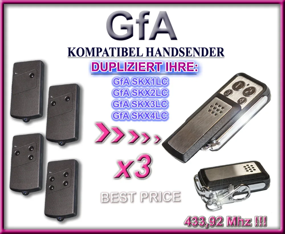 

3PCS GFA skx1lc, skx2lc, skx3lc, skx4lc replacement remote control