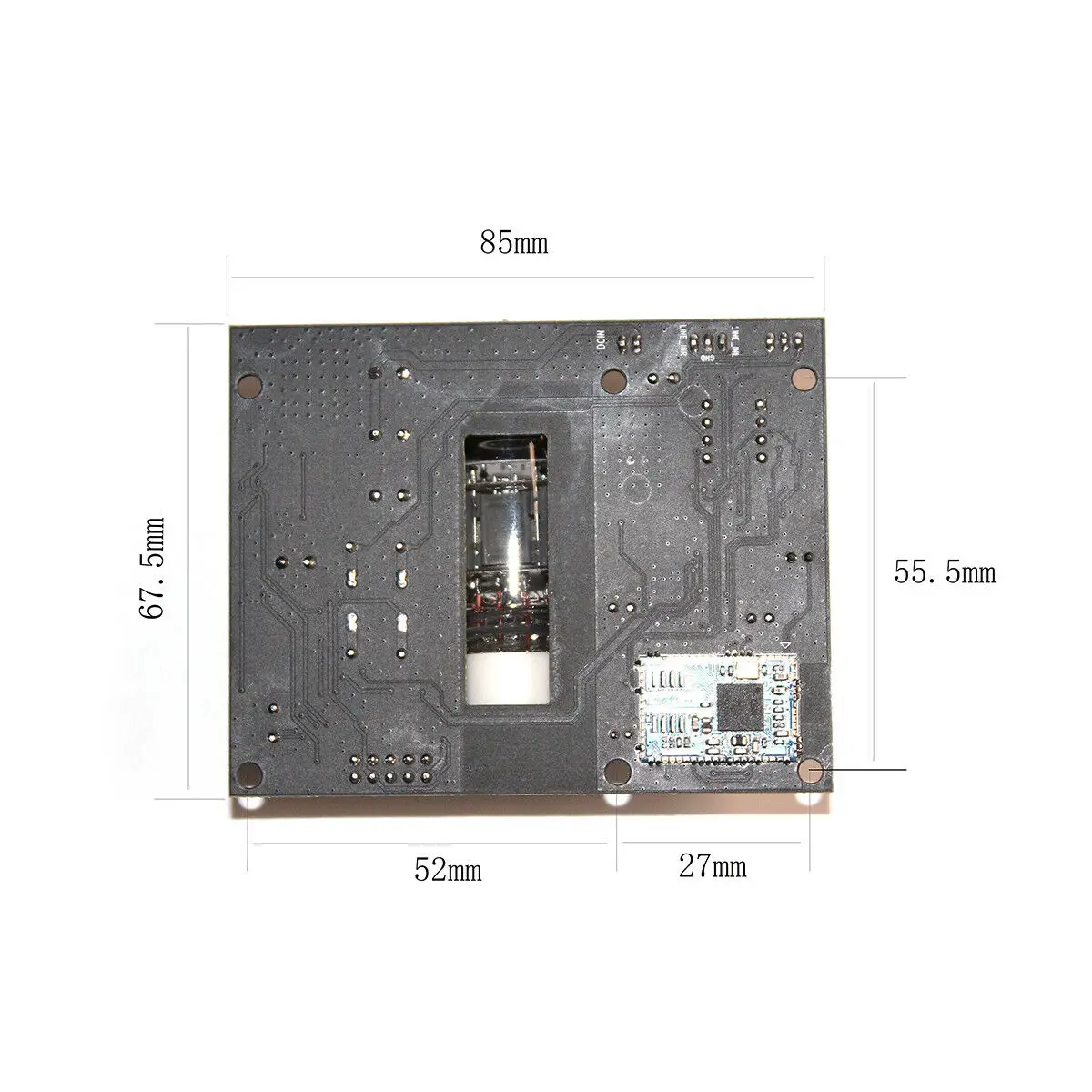 Вакуумная трубка Nobsound 12AU7 CSR8675 Bluetooth плата аудиоприемника ES9018 декодирование DAC APTX