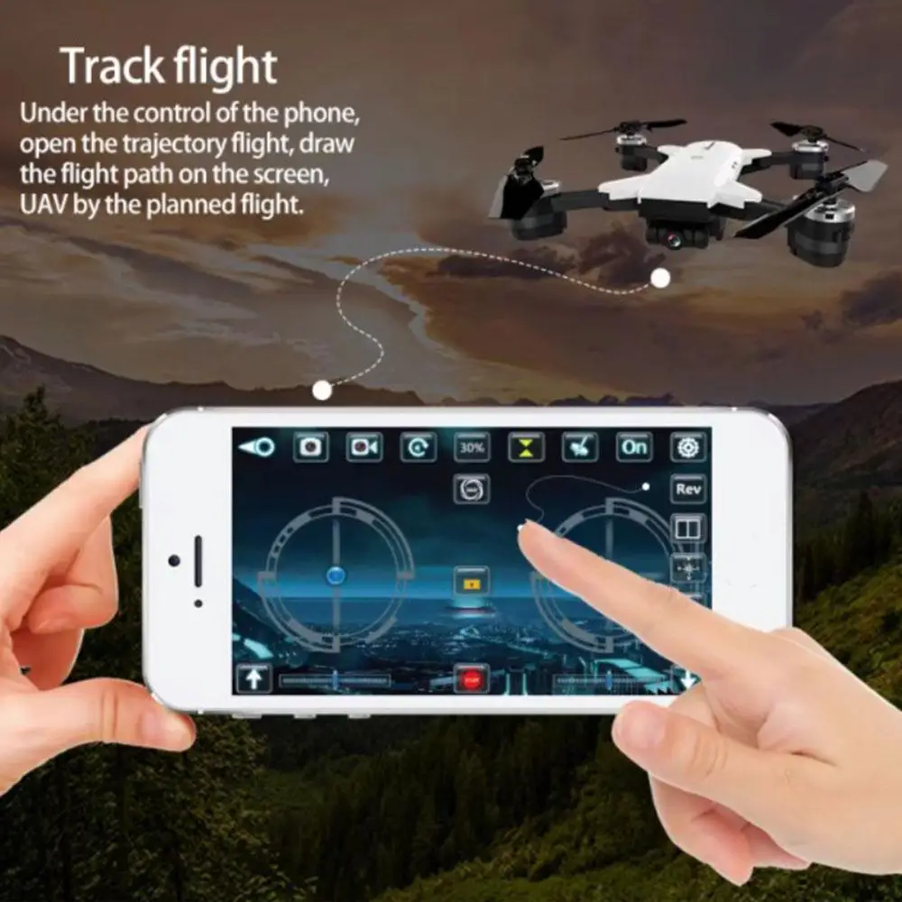 

Portable Aircraft Helicopter Drone Quadcopter Rc FPV Photography 2.0MP Wide Angle 120 Degree