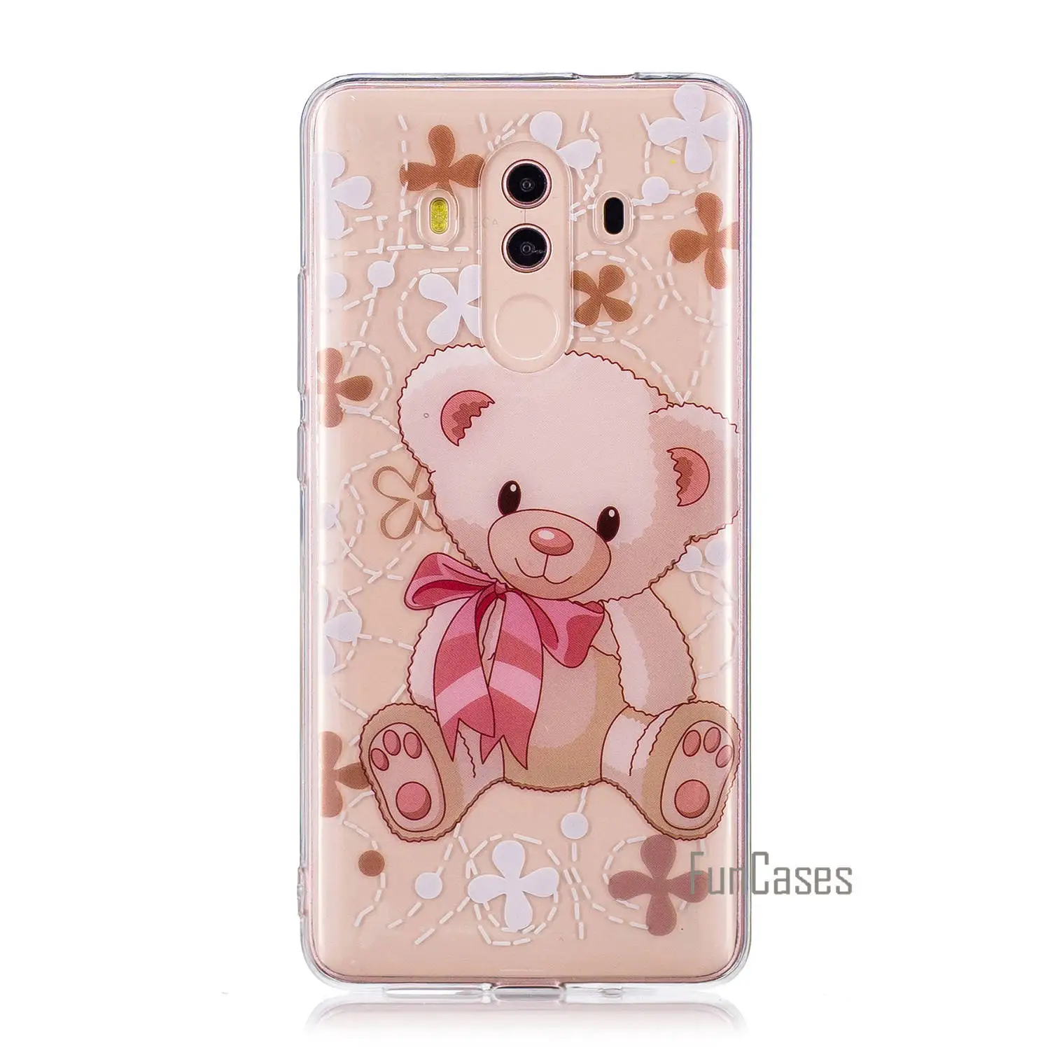 Новый милый чехол для телефона huawei Mate10 Pro мягкий из ТПУ Nova Fundas разноцветный с