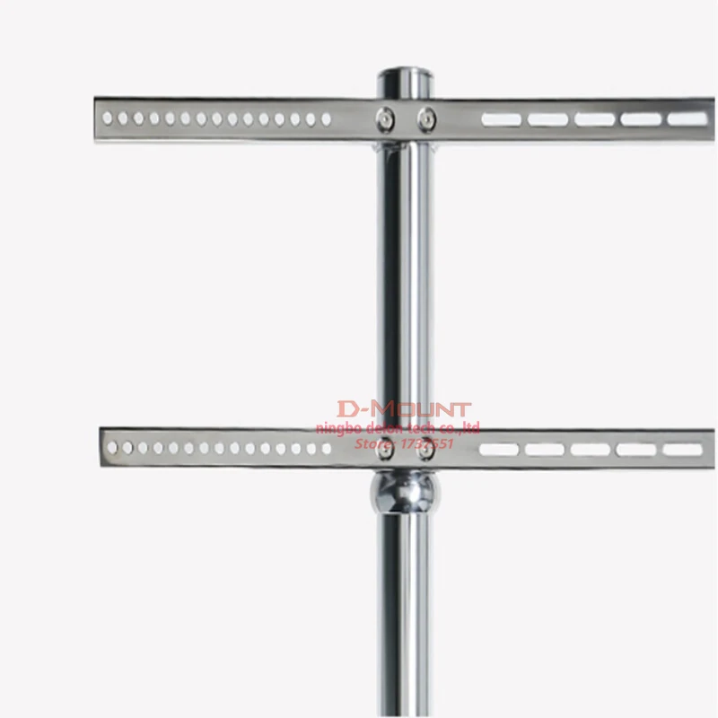 DL-ST3M 2"-65" Мобильный ТВ тележки жк плазменный пол стенд-тележка дисплей стеллаж с колесом из нержавеющей стали х Форма База 35 кг 400X400