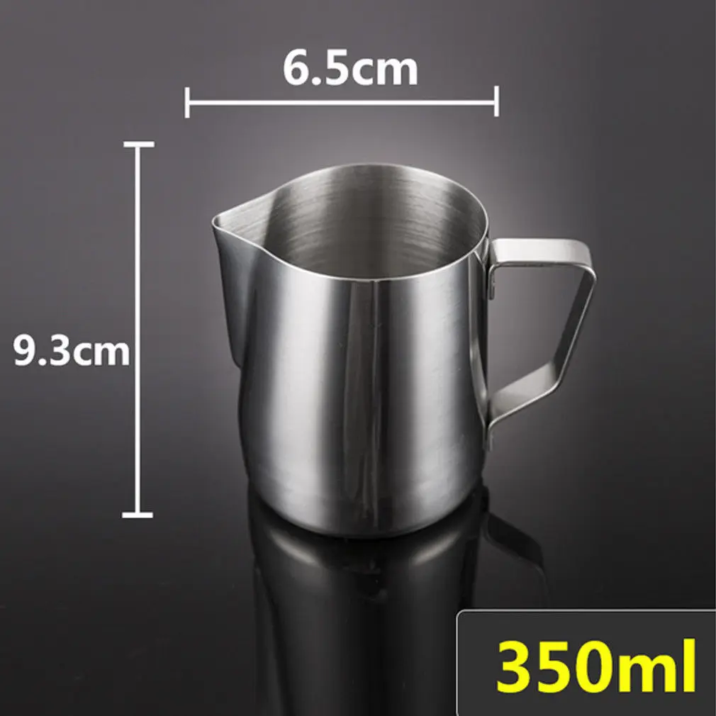 Stainless Steel Milk Frothing Jug Frother Coffee Latte Container Pitcher UK-ME64 