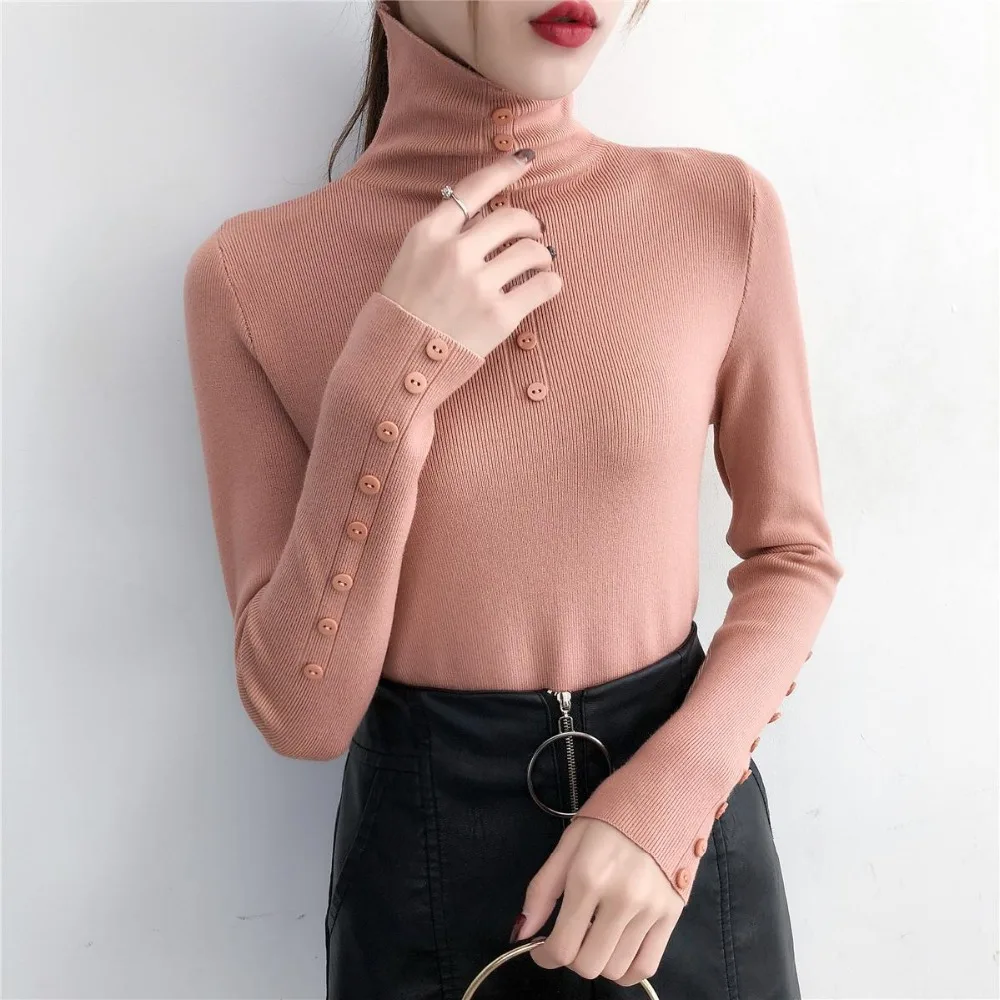 PINBEIQI New Autumn Winter Sweater Women Long Sleeve Pullover Basic Sweaters 2018 Korean Style Soft Knit Tops Female | Женская одежда