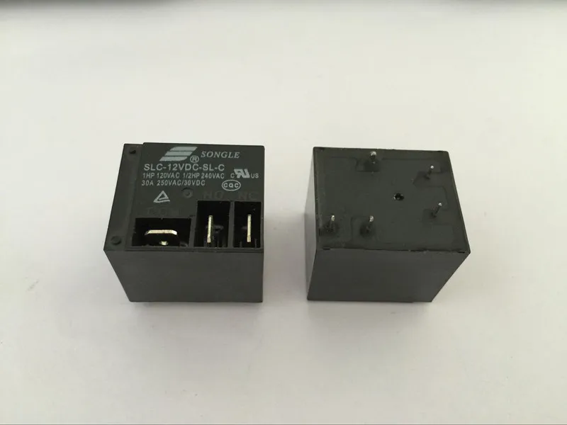 10 шт T91 SLC-12VDC-SL-C черный Электрический реле мощности PCB 30A 250VAC 5pin Новый |